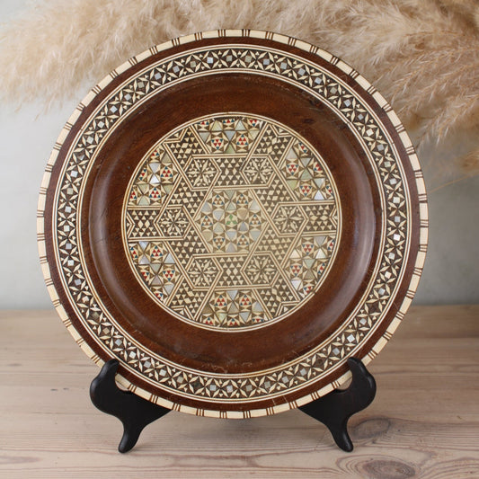 Wooden Mosaic Plate