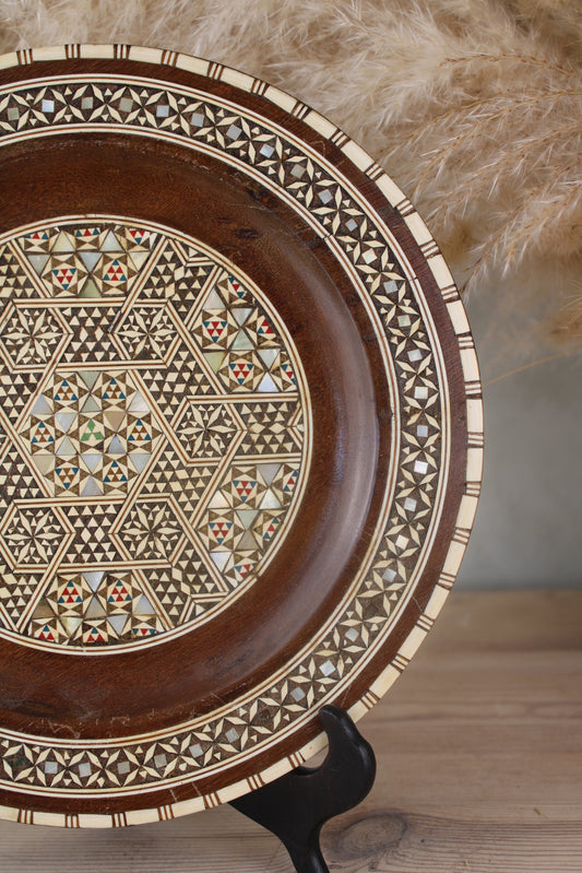 Wooden Mosaic Plate