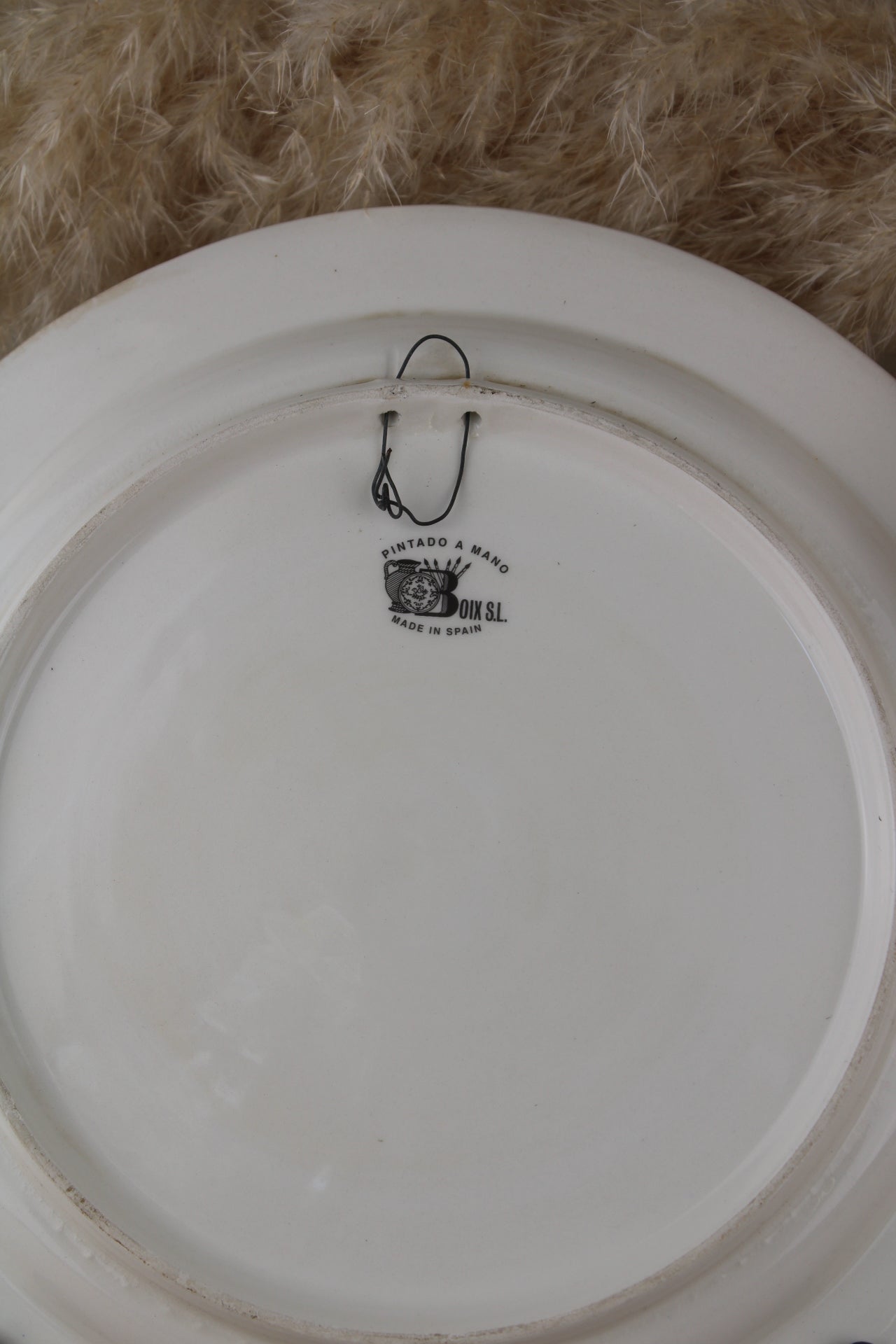 Pintoago a Mano Spanish Hanging Plate