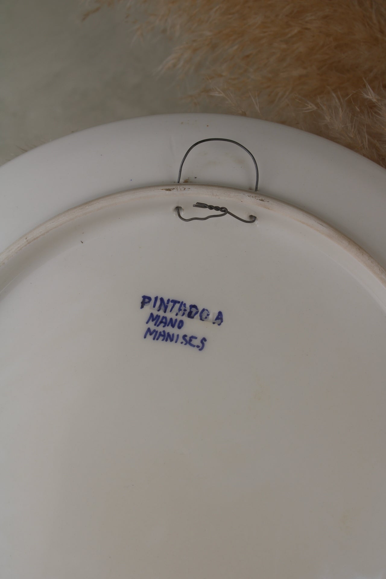 Pintadoa Mano Manises Hanging Plate