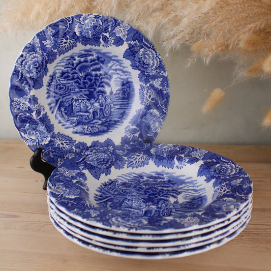 Set of 6 Woods Ware Soup Bowls