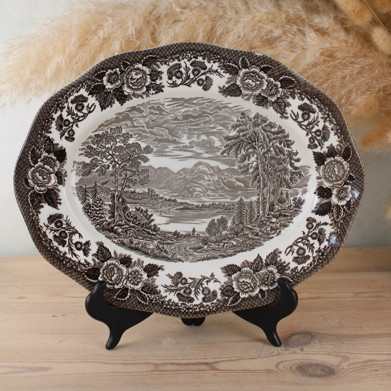 Brown Enoch Wedgwood ‘Lochs of Scotland’ Platter