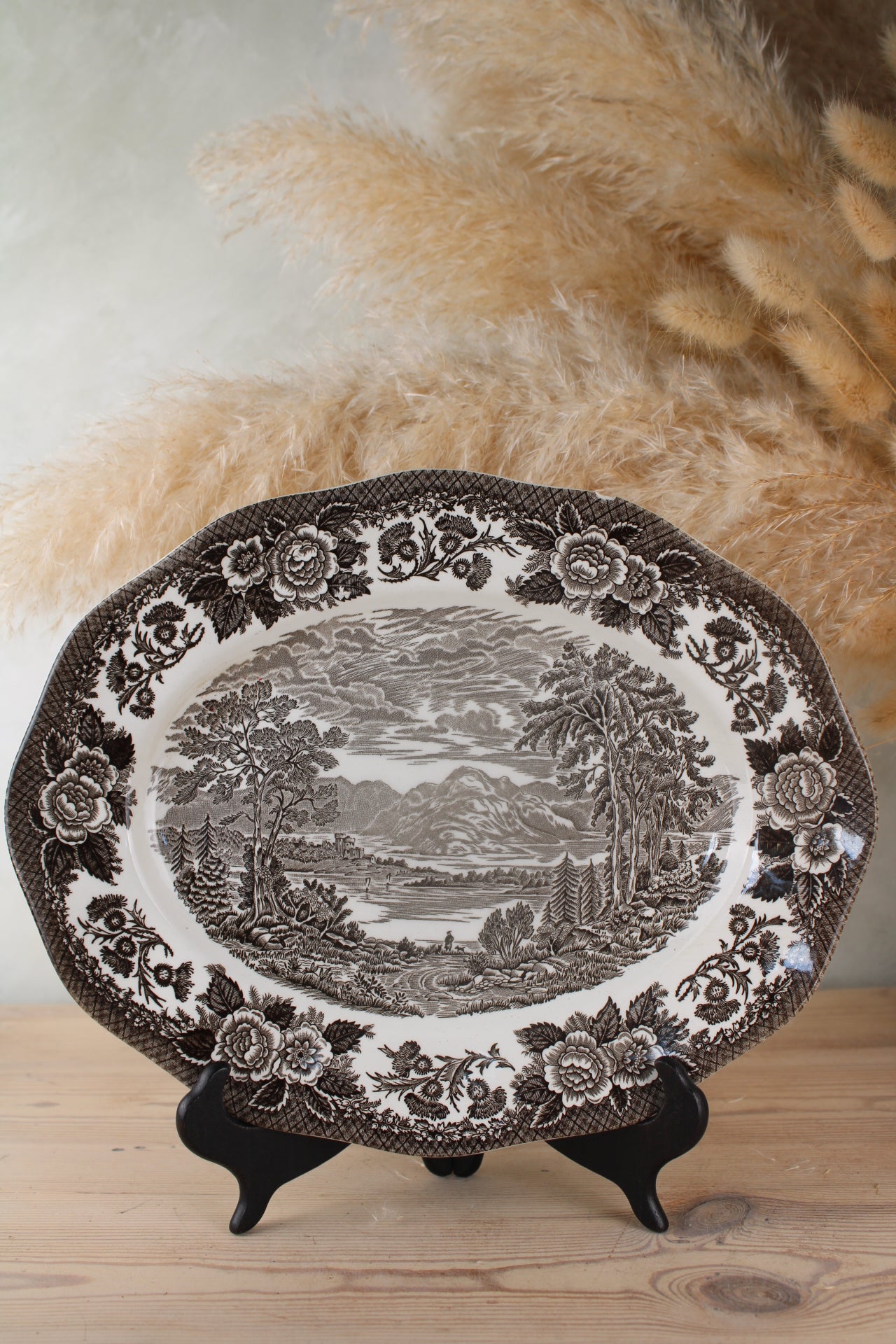 Brown Enoch Wedgwood ‘Lochs of Scotland’ Platter