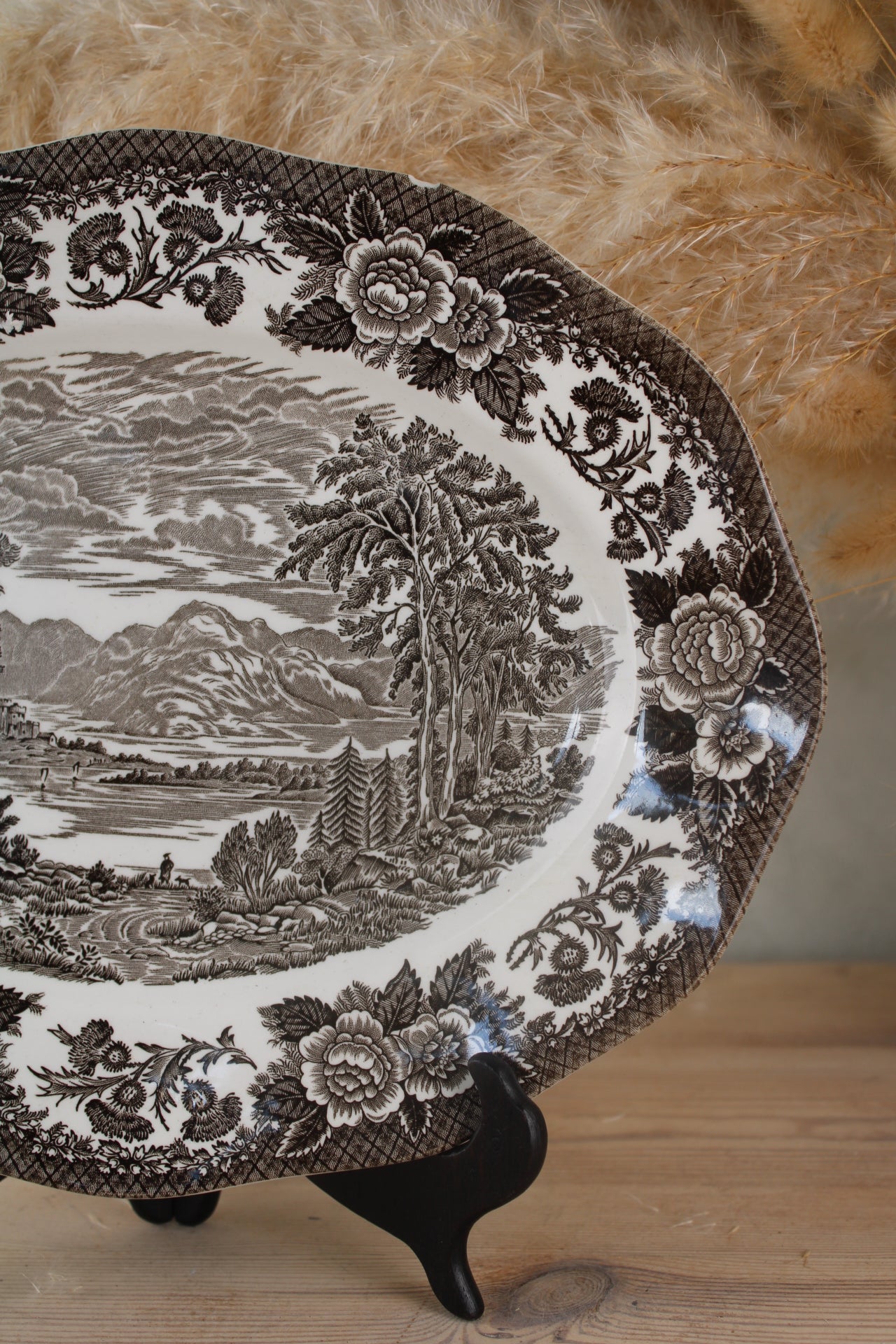 Brown Enoch Wedgwood ‘Lochs of Scotland’ Platter
