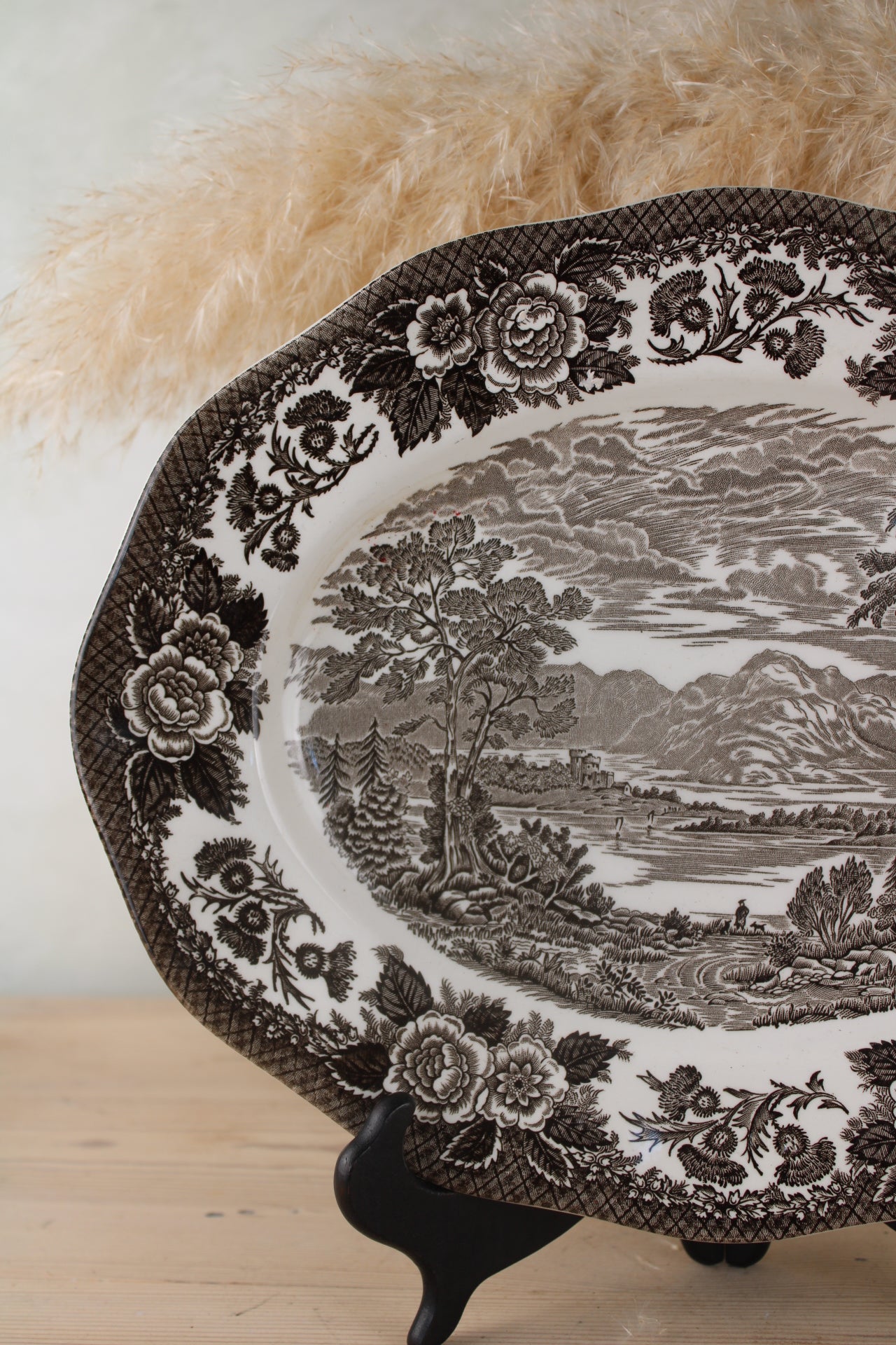 Brown Enoch Wedgwood ‘Lochs of Scotland’ Platter