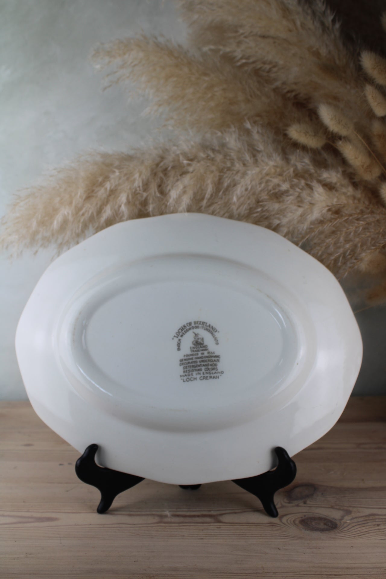 Brown Enoch Wedgwood ‘Lochs of Scotland’ Platter