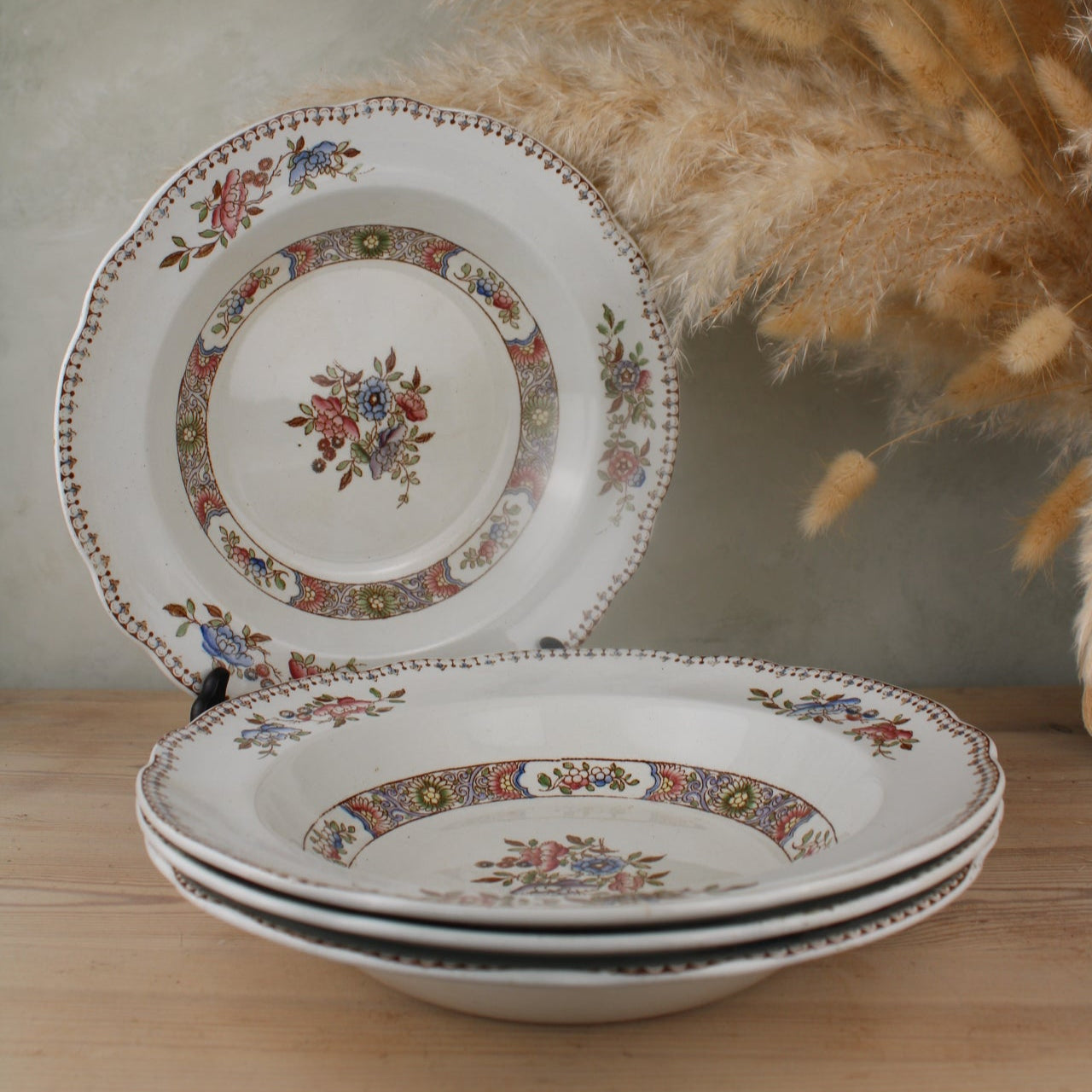 Set of 4 Copeland Spode Pasta Bowls