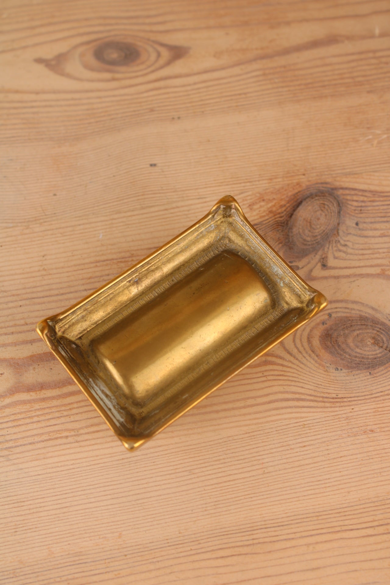 Brass Sunflower Stamp Box