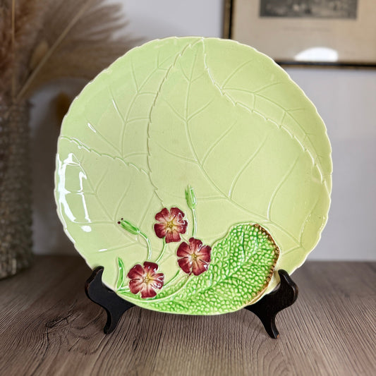 Carlton Ware Cabbage Leaf and Flower Plate