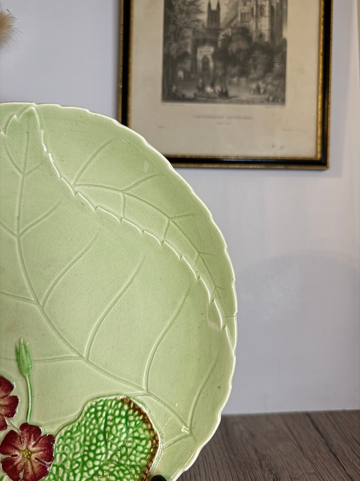 Carlton Ware Cabbage Leaf and Flower Plate