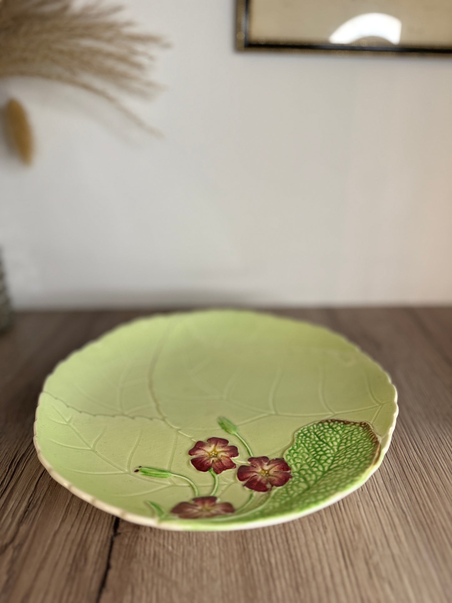 Carlton Ware Cabbage Leaf and Flower Plate