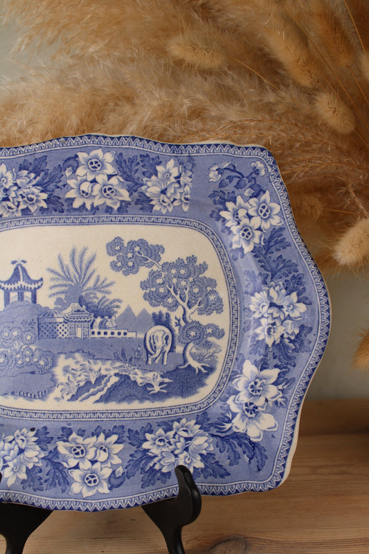 Burselm Blue and White Platter