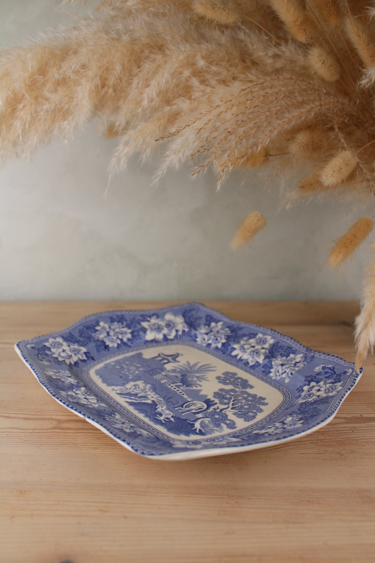 Burselm Blue and White Platter