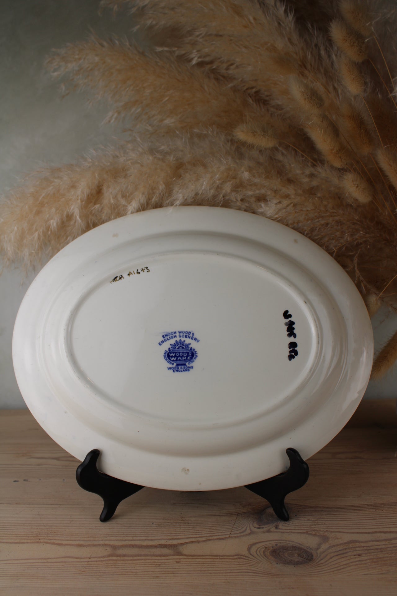 Enoch Woods Ware Blue and White Small Platter