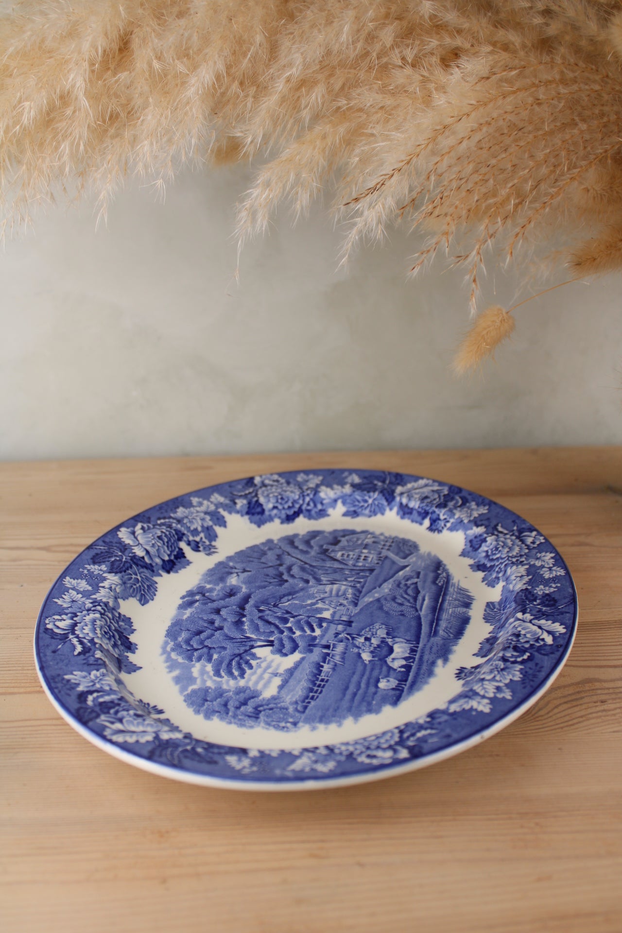 Enoch Woods Ware Blue and White Small Platter