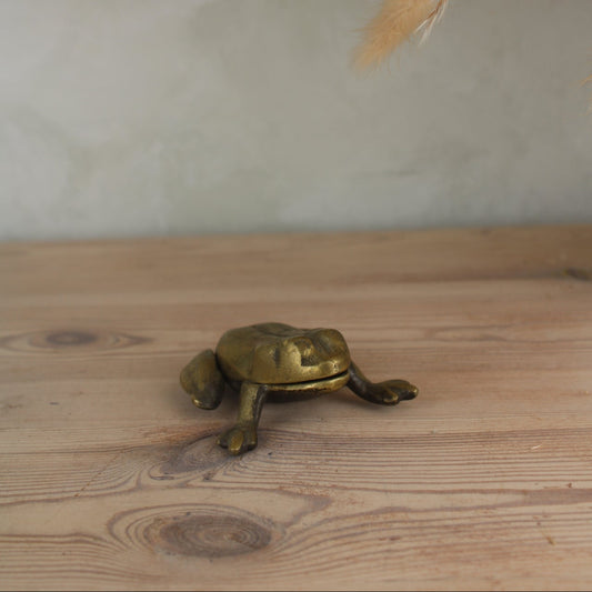 Brass Frog Pot