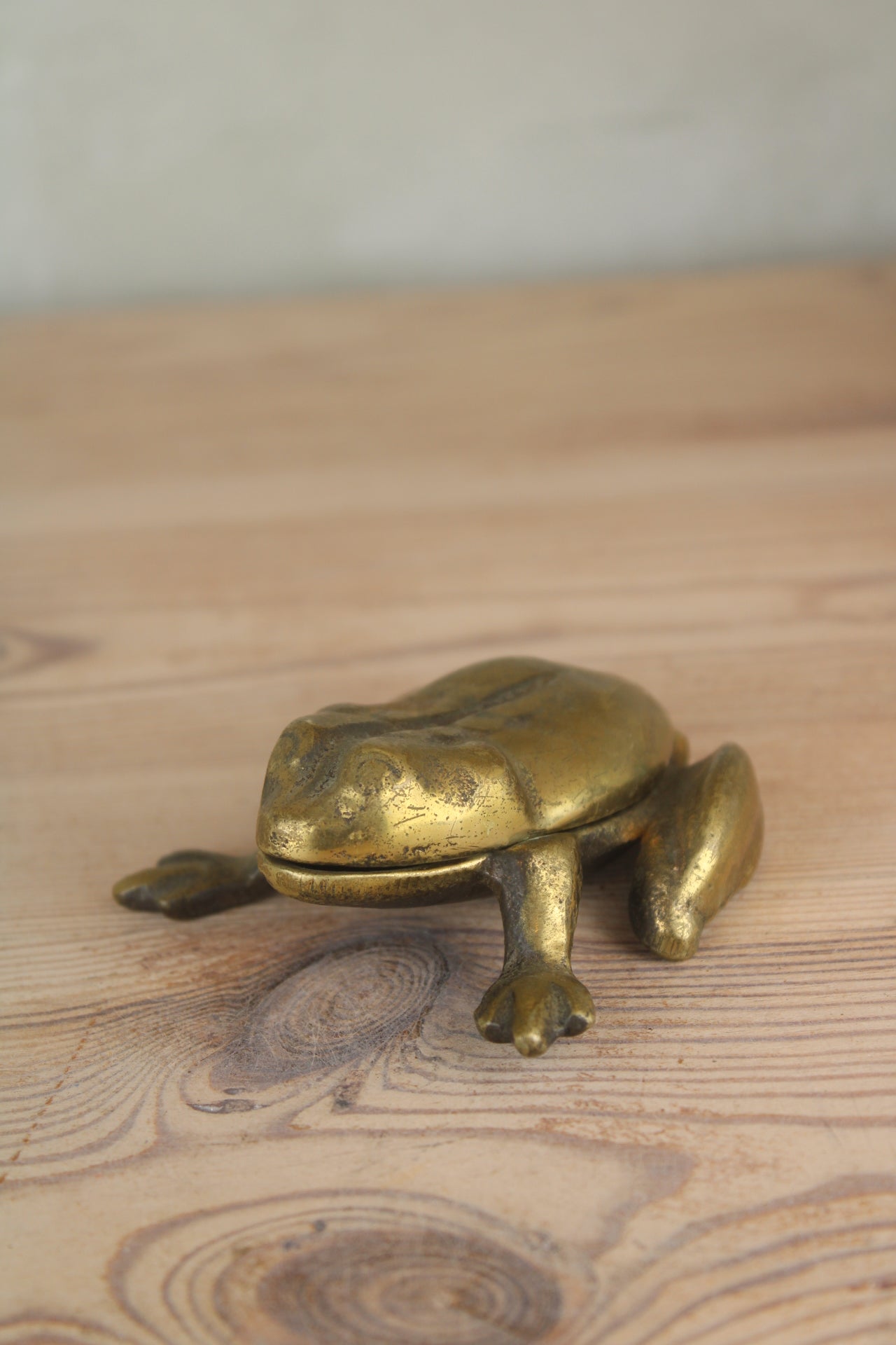 Brass Frog Pot