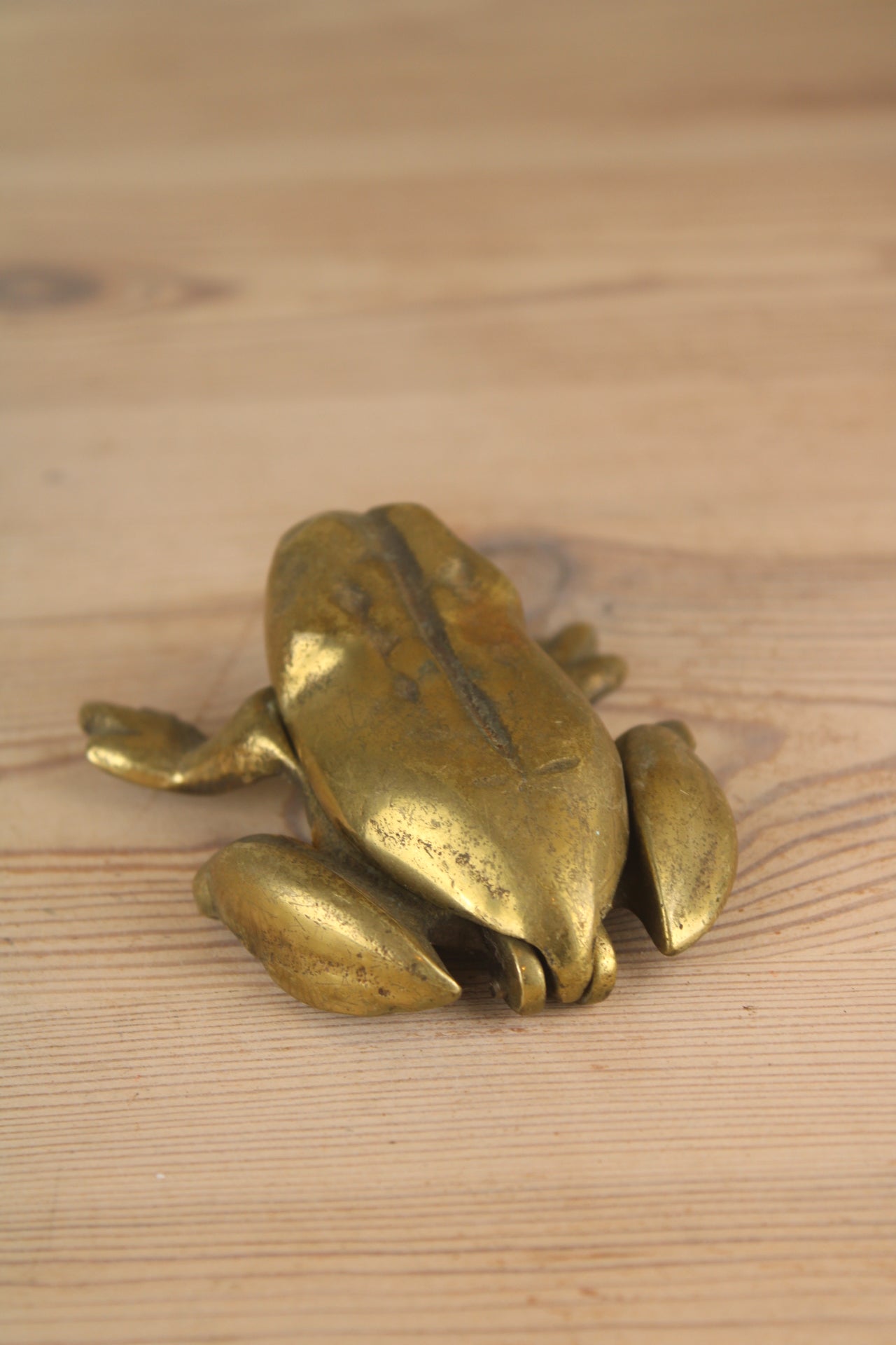 Brass Frog Pot
