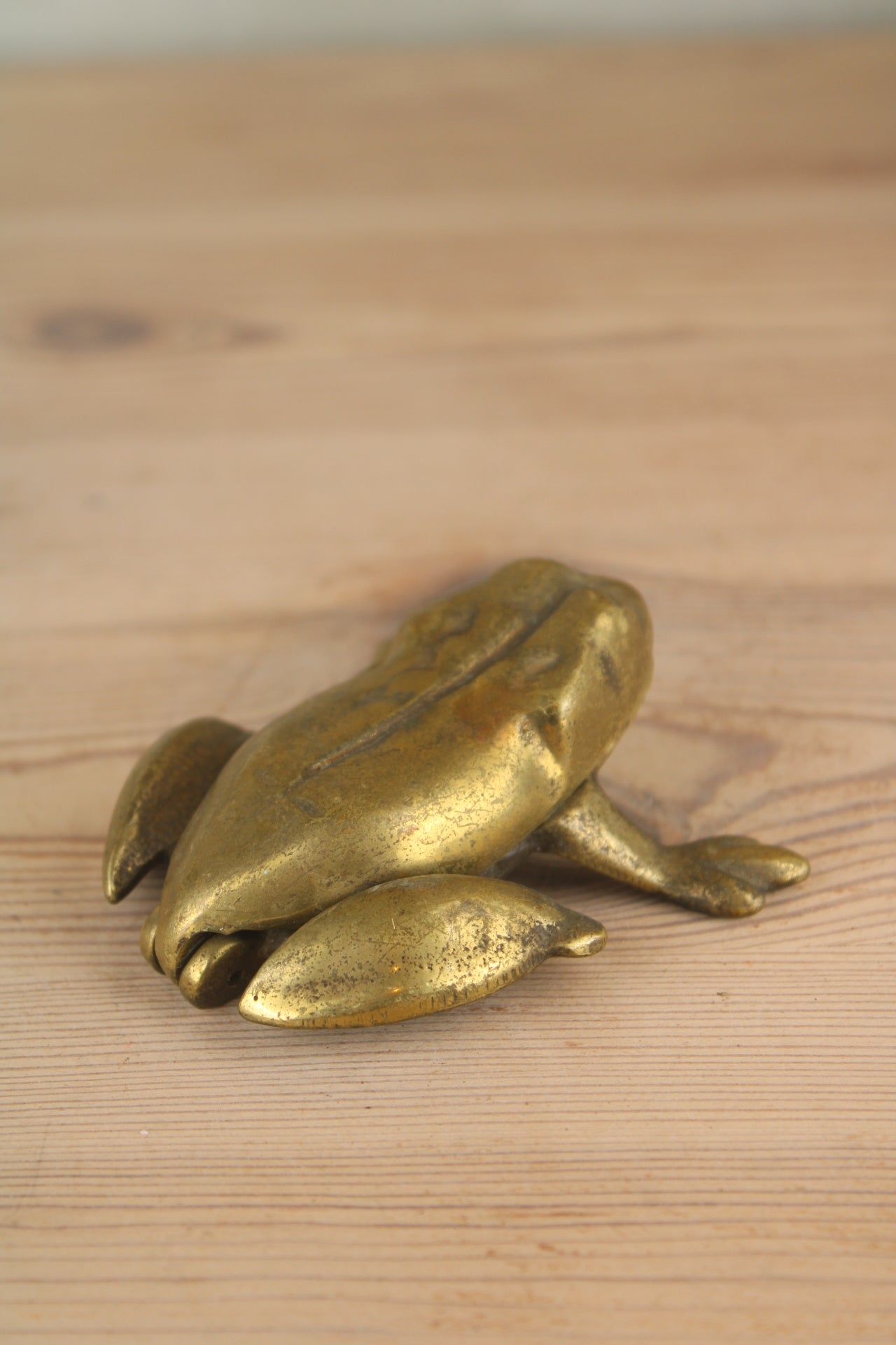 Brass Frog Pot