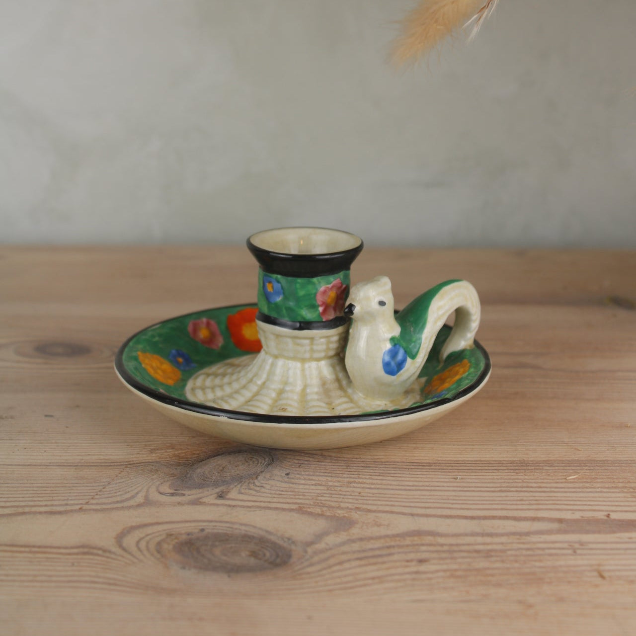 Ceramic Bird Candleholder