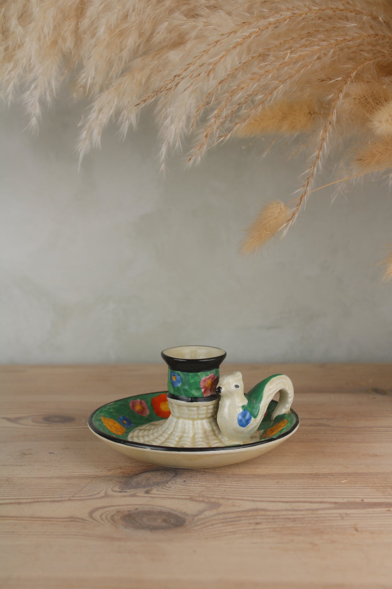 Ceramic Bird Candleholder