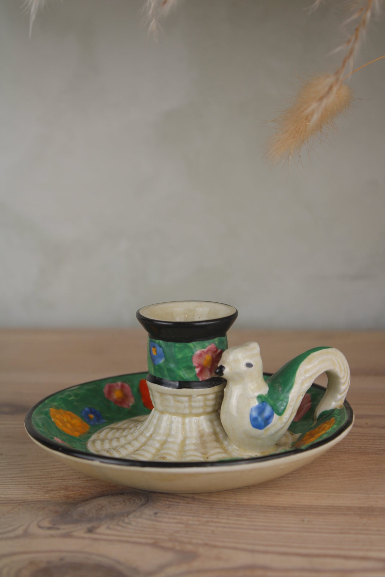Ceramic Bird Candleholder