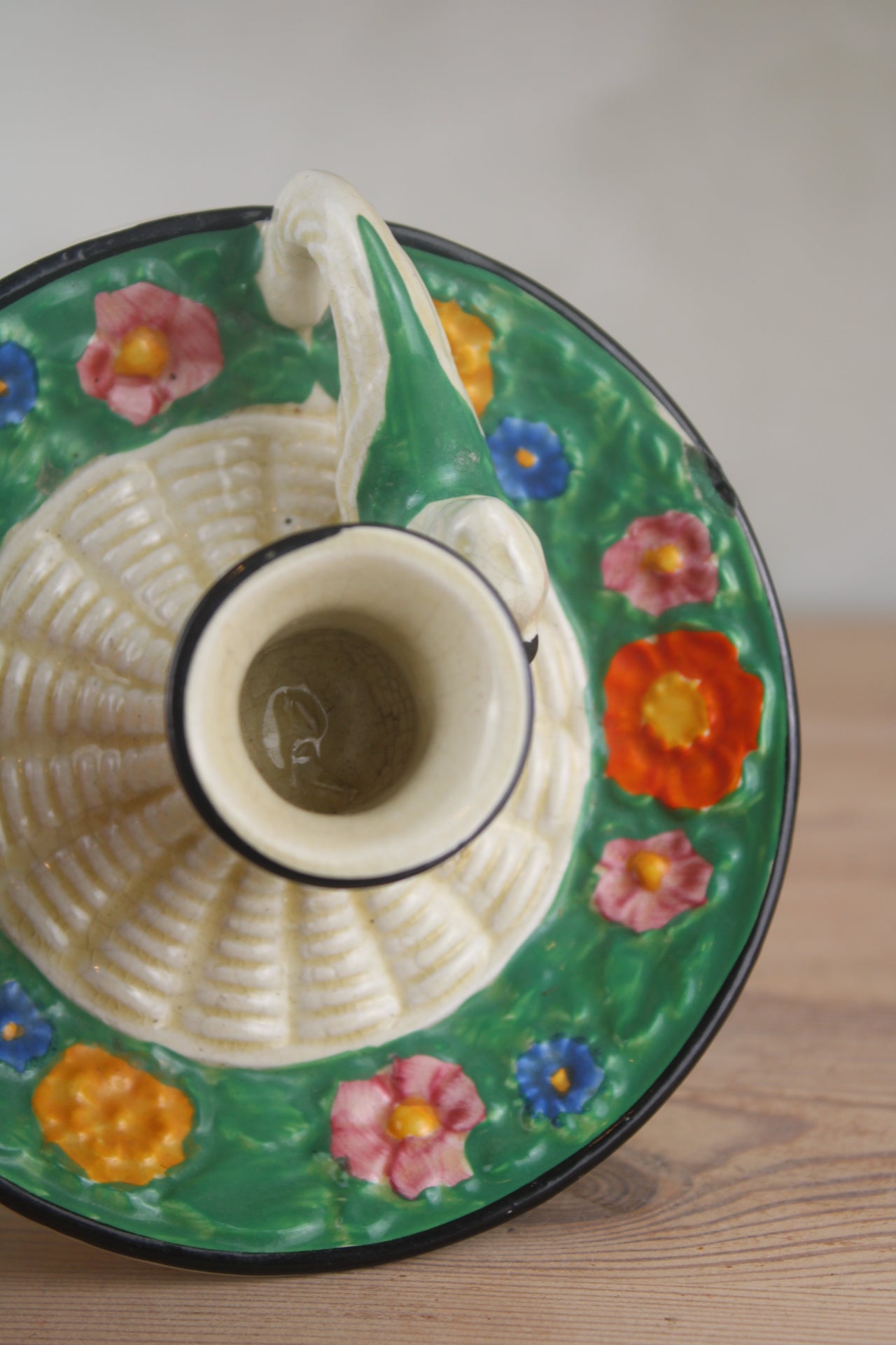 Ceramic Bird Candleholder