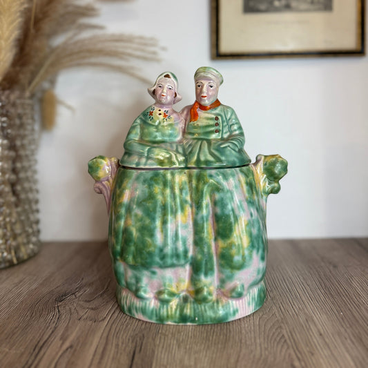 Arthur Wood Unique Vintage Couple Storage Jar