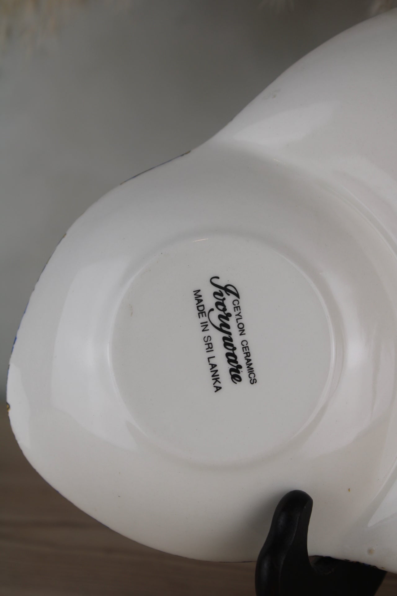Ivoryware Tea and Biscuit Plate