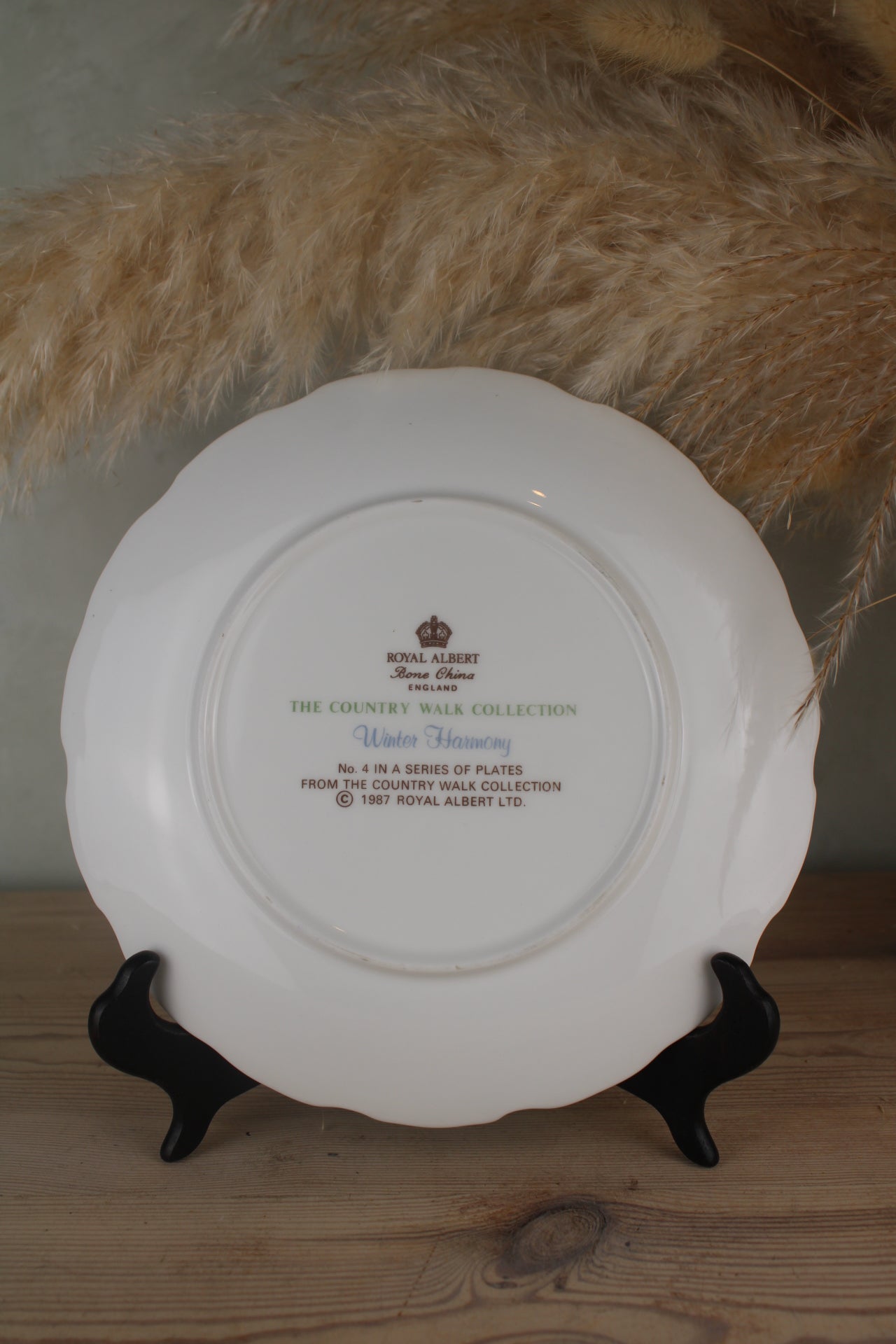 Royal Albert Winter Harmony Badgers Hanging Plate