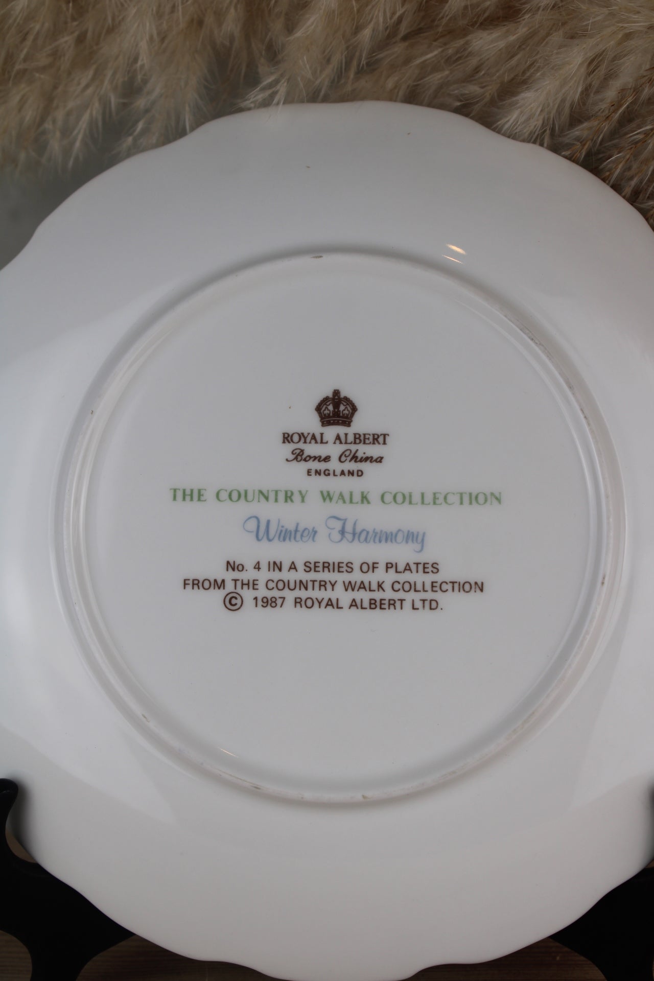 Royal Albert Winter Harmony Badgers Hanging Plate