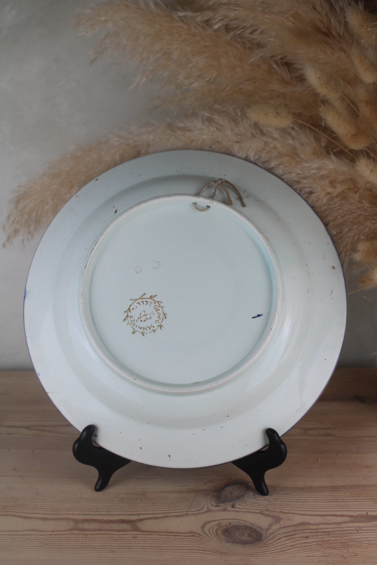 Blue and White Portuguese Hanging Plate