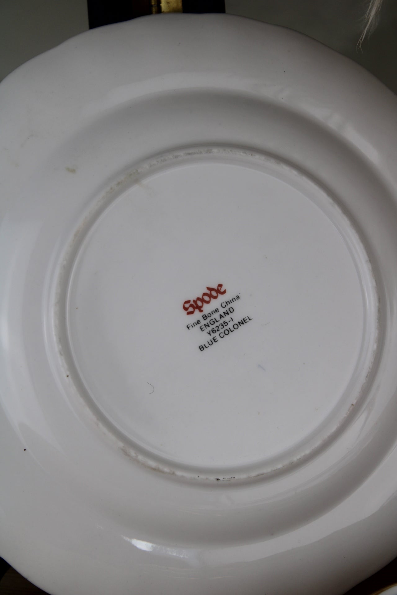 Set of 4 Spode Blue Colonel Side Plates
