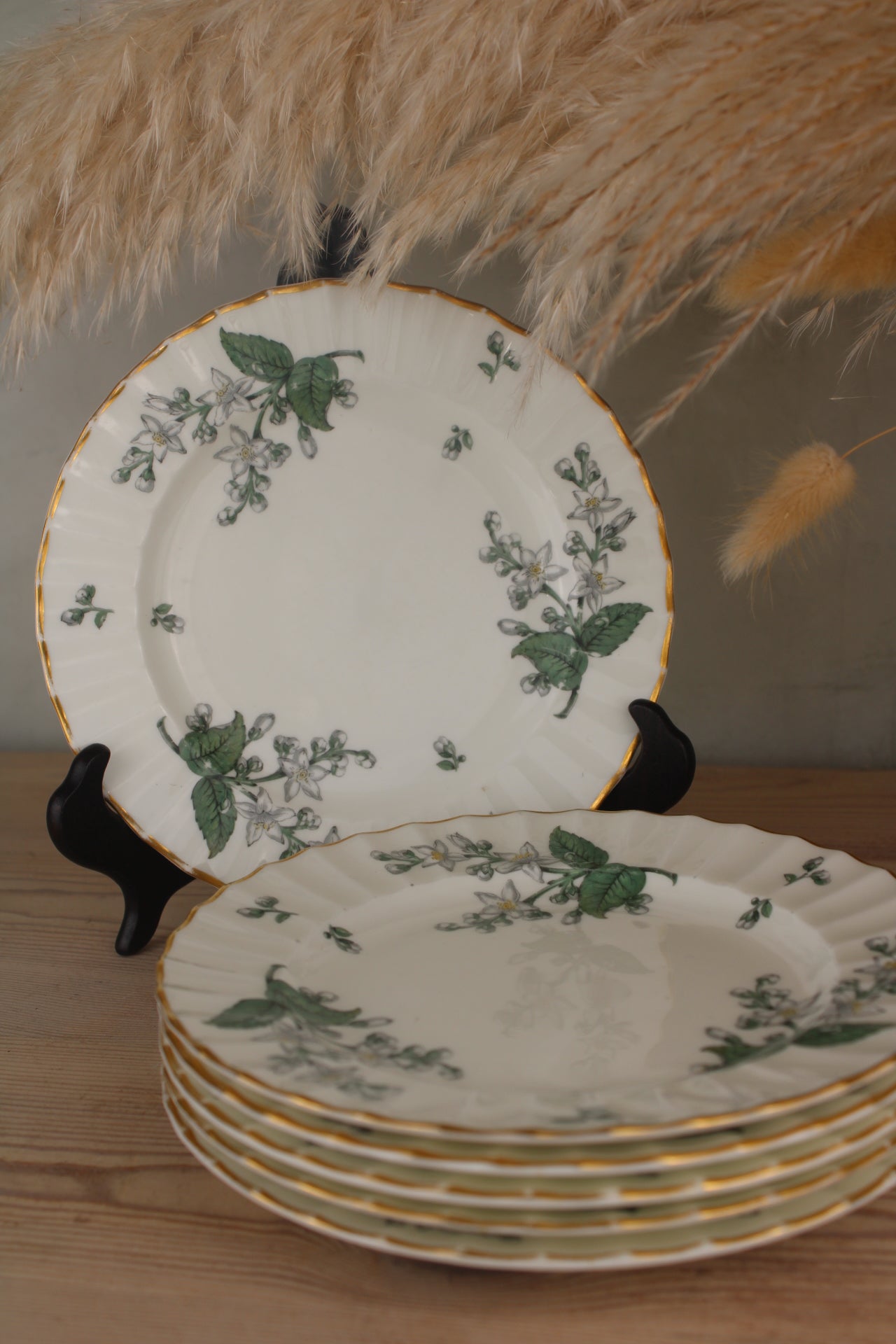 Set of 6 Royal Worcester Valencia Side Plates