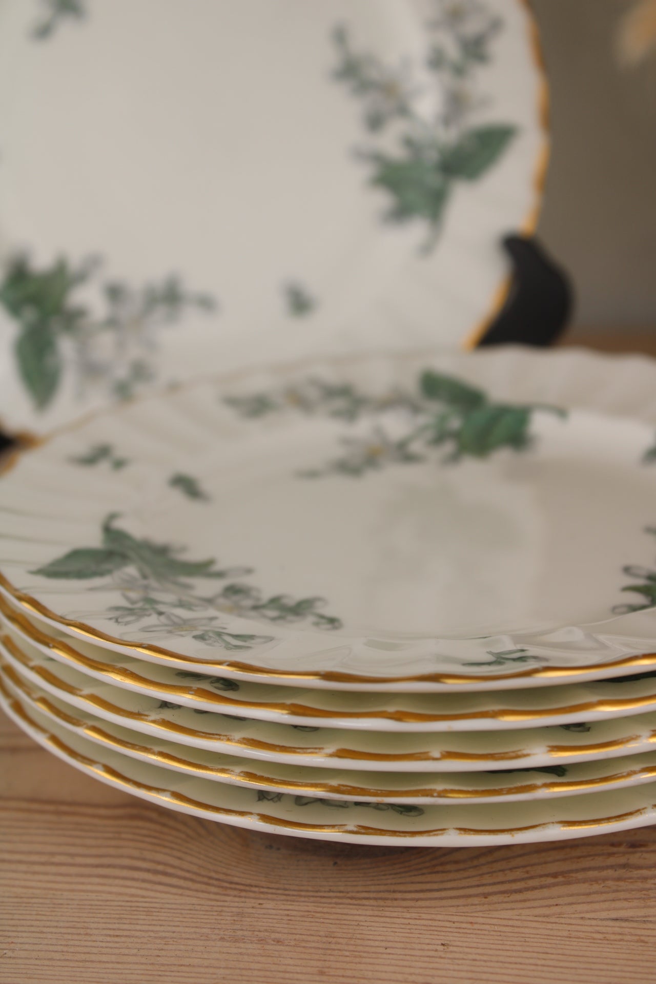 Set of 6 Royal Worcester Valencia Side Plates