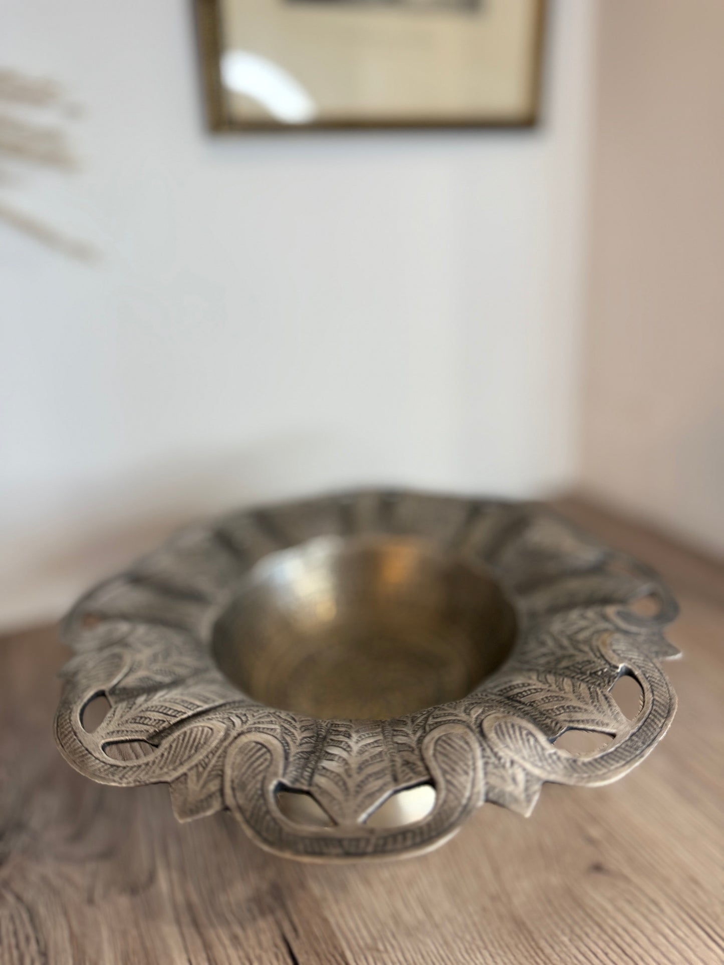 Metal Silver Made in India Decorative Bowl