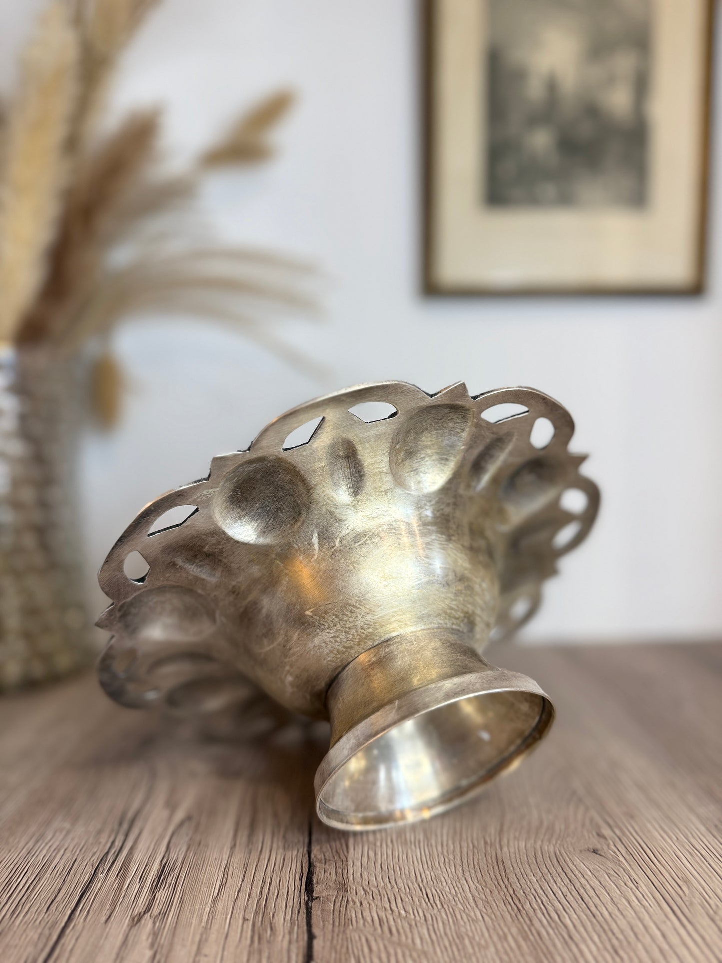 Metal Silver Made in India Decorative Bowl