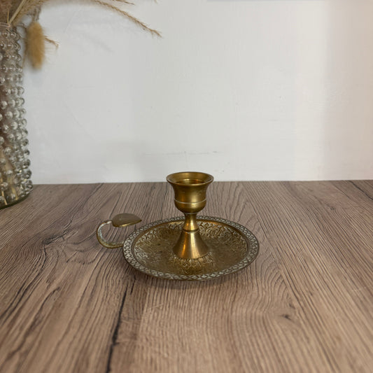 Brass Vintage Candlestick Stand