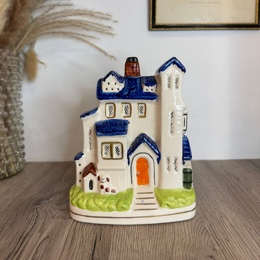 Staffordshire Flat Back House Figurine