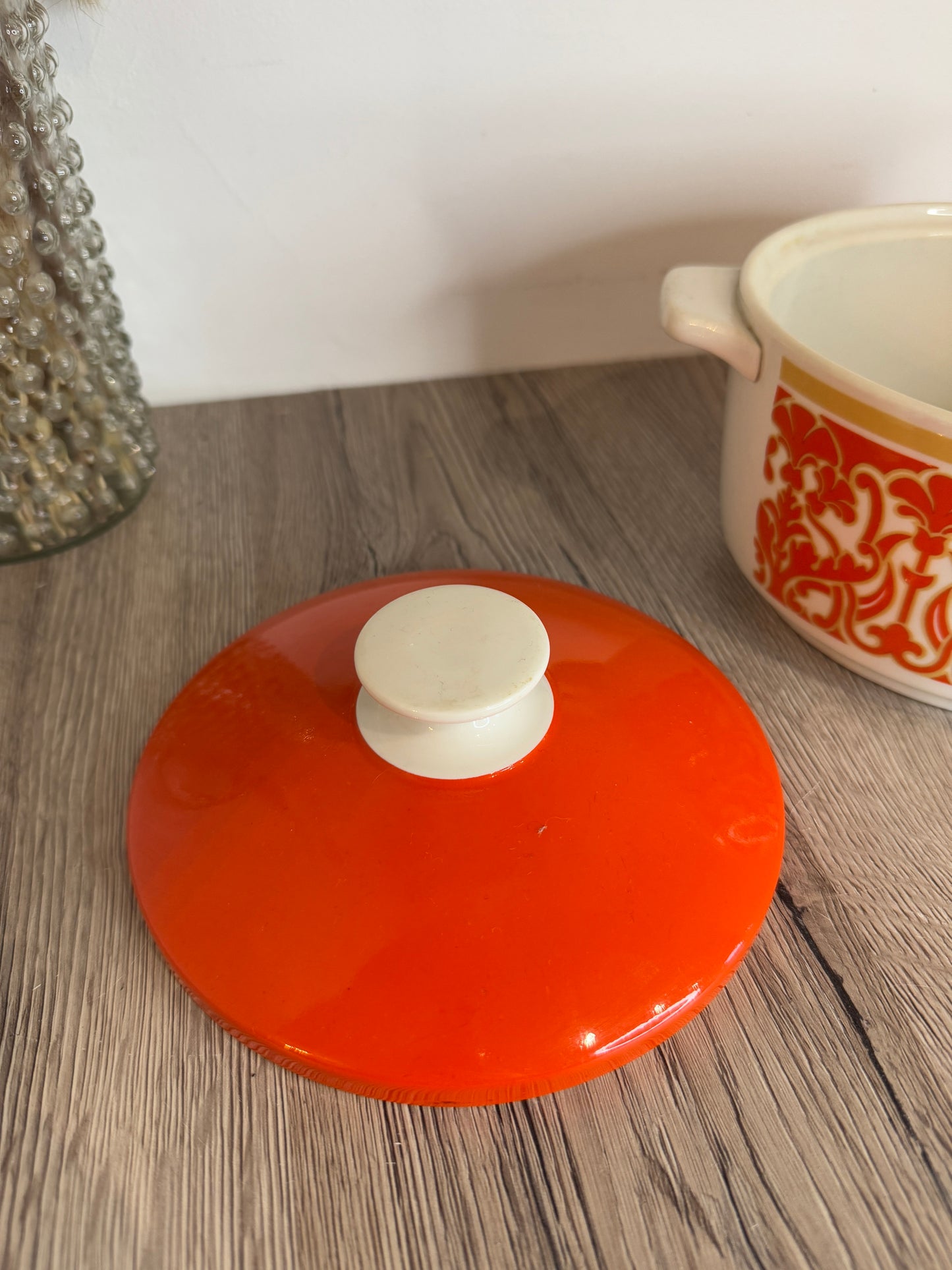 Royal Doulton Orange Retro Cooking Pot Casserole Dish