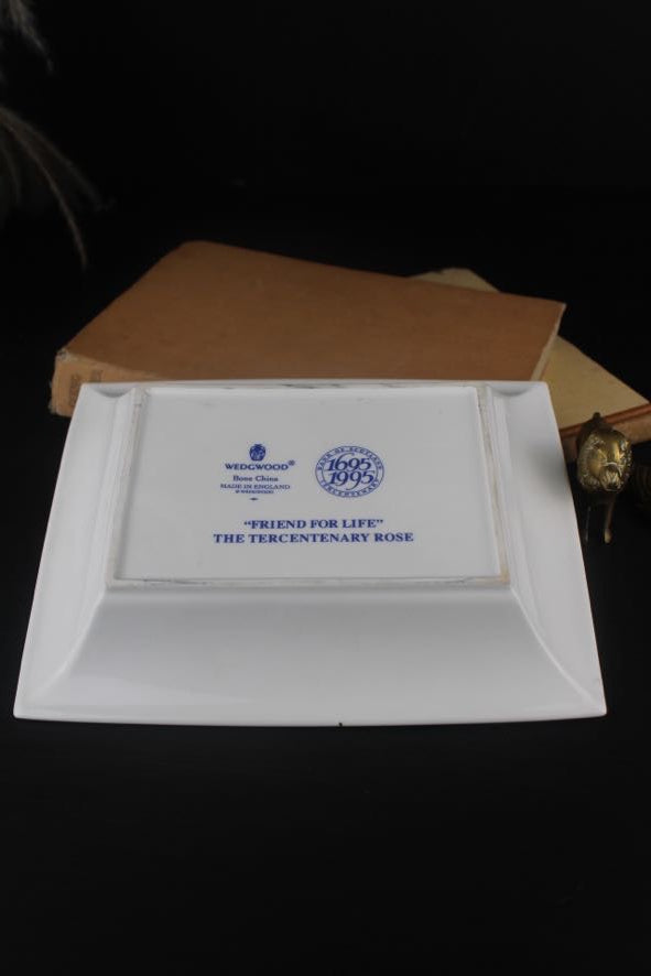 Wedgewood 'Friend for Life' Rose Rectangle Dish