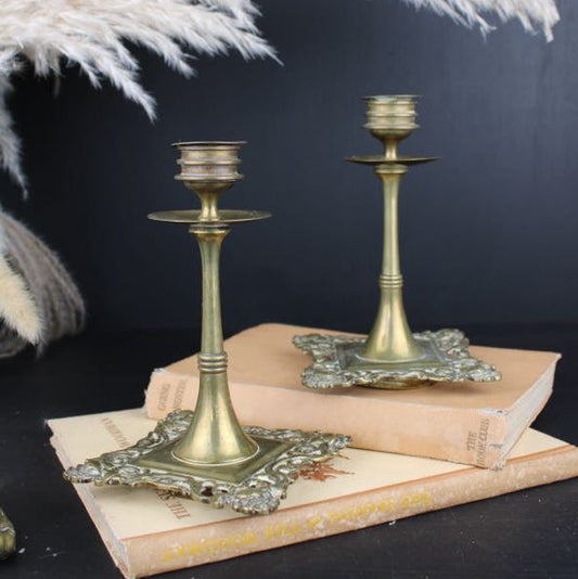 Pair of Brass Candlesticks
