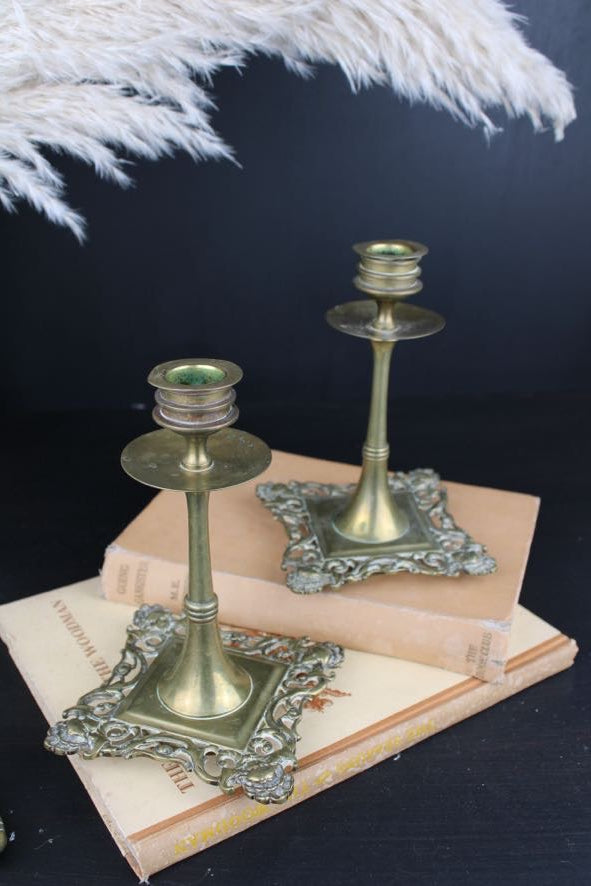 Pair of Brass Candlesticks