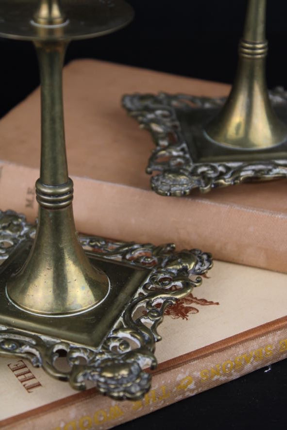 Pair of Brass Candlesticks