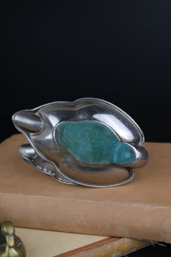 Swan Silver Stackable Ashtray Set