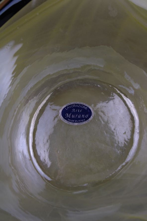 Merino Glass Chartreuse Bowl