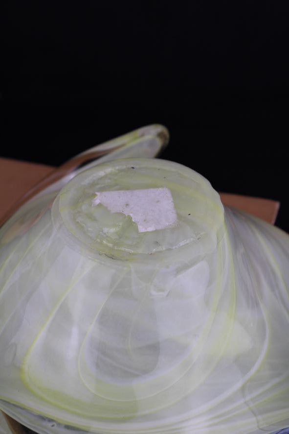 Merino Glass Chartreuse Bowl