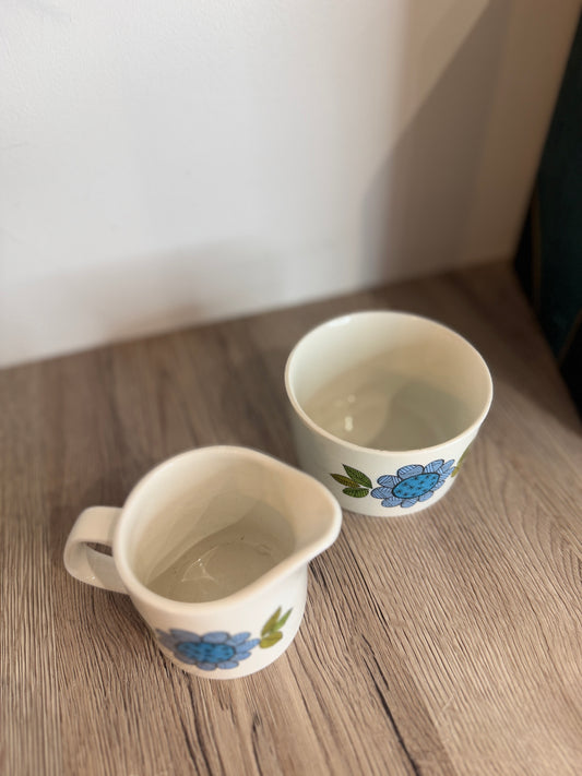 J&G Meakin Milk Jug and Sugar Bowl Set