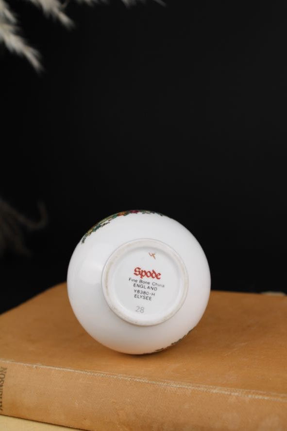 Spode Floral White Vase