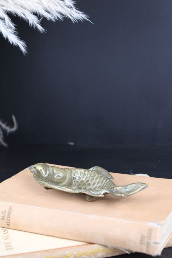 Brass Fish Trinket Dish